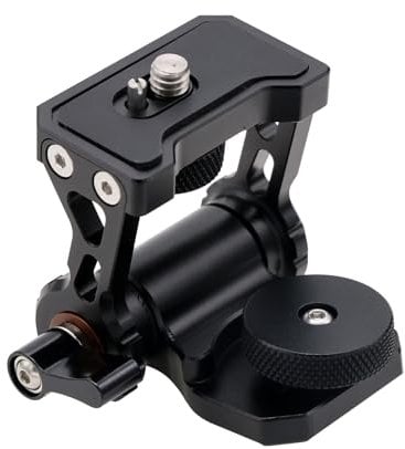 HangTon Monitor Mount Holder Bracket, 360 Tilt Swivel Rotation for Atomos SmallHD Camera Video Monitor, Teradek Wireless Transmission Motor Microphone, 3/8 1/4 Black