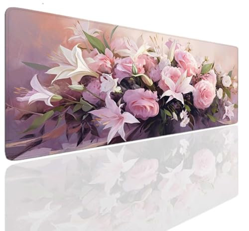 Tapis de Souris Gaming XXL 140x70x0.4cm Tapis Souris Gamer Fantasy Mouse Pad Mat Caoutchouc Antidérapante Mousepad Haute Précision et Vitesse, Sous-main Résistant, Tapis Bureau pour Claviers, PC S-355