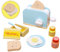 Embosomitr Toy Wooden Pop-Up Toaster Set Age 5+ for Kids, Breakfast Toy Kitchen Accessories, Wooden Food Toys for Play Kitchen, Preschool Educational Pretend Role Play Gifts for Girls