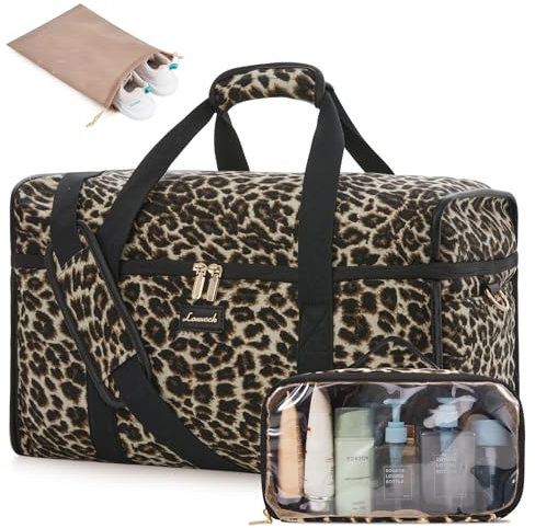 LOVEVOOK Reisetasche Weekender Damen, Wasserdicht Handgepäck Tasche Travel Bag Kliniktasche Geburt Groß, Sporttasche Schwimmtasche Krankenhaustasche für Flugzeug Reise Sport Gym