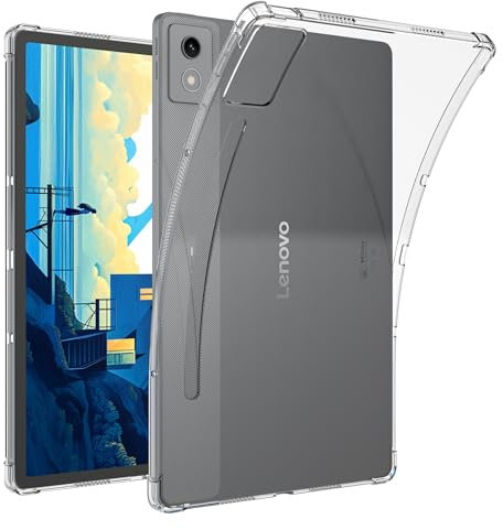 Effcotuo Custodia Compatibile per Lenovo Idea Tab Pro 12,7 Cover Trasparente Protettiva in Silicone Soft TPU Case