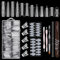 ANGNYA Dual Nail Forms Set 12 Stile 12 Größen Nagelverlängerung Verlängerung Nagel Gel Formen Nagelform Set 144 Stücke Nail Forms mit Dual-Ended Nagel Pinsel für Polygel Extension Maniküre Nagelkunst
