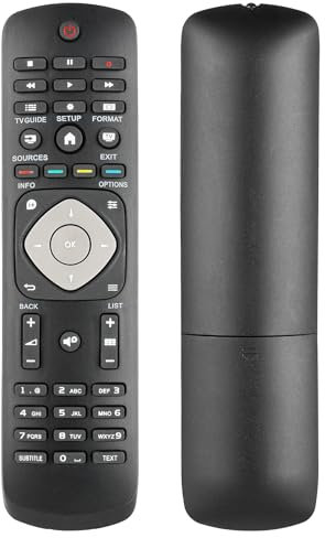 Telecomando YKF347-001 Compatibile con Philips LED UHD TV 22PFS4232 22PFS5303 24PFS4022 24PFS4032 32PFS4132 22PFT4022 22PFT5303 24PFT4022 24PFT4032 32PFT4132 24PHS4022 Sostituzione Controllore