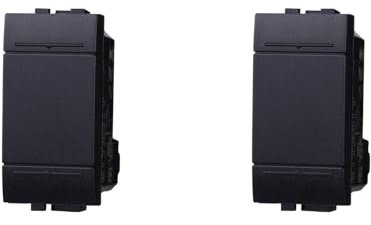 IXTRIMA Invertitore 1P 16A Unipolare Colore Nero Compatibile Con Bticino Living International/LIGHT