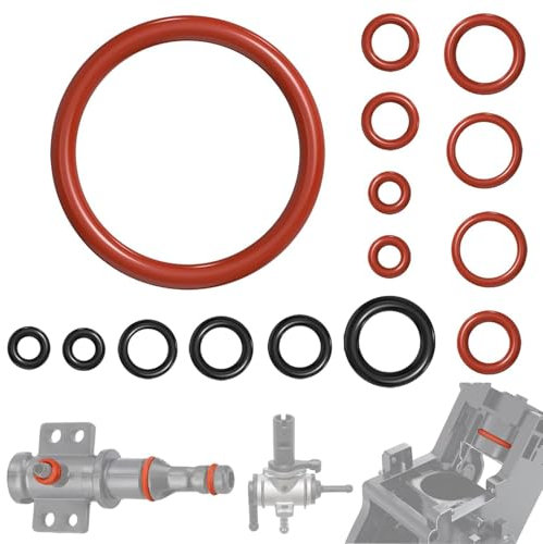 YUNYU Lot de 15 joints d'étanchéité - Compatible avec les machines à expresso Philips Saeco | Joints toriques VMQ/EPDM pour groupe d'infusion, valves et entretien