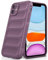 BonYonka Silicone Case Compatible with iPhone 11, Anti-Scratch Microfiber Lining, Shockproof Case with Camera Protection, Purple