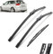 QHuaL Limpiaparabrisas Escobilla Coche para Audi A3 8P 2005-2012 24in+19in+13in, Parabrisas Escobillas Limpiaparabrisas, Fácil Instalación Exterior Automotriz