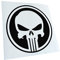 Kiwistar - Adesiva per Auto - Punisher USA-Serbatoio Teschio 10 x 10 cm-Nero 70 - Nero - Scritte per Camion, Moto, Bici, Veicoli, Laptop, Camper, Autobus - Tuning