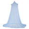 Fdit Bett Moskitonetz Bett Baldachin Vorhänge Elegante Spitze Prinzessin Kinder Baldachin Vorhang für Mädchen Zimmer Bettwäsche(Blau)