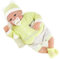 The Magic Toy Shop BiBi Doll Sunny Reborn Baby Boy Doll 20-Inch Realistic Lifelike Vinyl Newborn with Open Eyes, Dummy, Bottle & Birth Certificate – Blue Outfit for Girls and Boys Age 3+