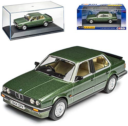 NEW B-M-W 3er E30 323i Limousine Platanen Grün 1982-1994 1/43 Corgi Vanguards Maisto Modell Auto