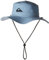 Quiksilver Herren Bushmaster Sun Protection Floppy Visor Bucket Hat Schlapphut, Faded Denim, L/XL