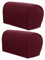 LOVIVER 2 Set Sofa Armlehnenbezüge, Armlehnenpolster für Stuhl Sofa Sessel Couch，Verstellbar Stretch Armlehnenschoner - Wein