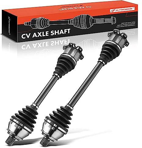 Frankberg 2x Antriebswelle Achswelle Automatikgetriebe ohne ABS Ring Vorderachse Kompatibel mit A6 4F2 C6 2.4L-4.2L 2004-2011, A6 Allroad 4FH C6 2.7L-4.2L 2006-2011 Replace# 667388