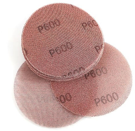 Kcmell 125mm Mesh Sanding Discs 600 Grit, 20Pcs 5 Inch Hook & Loop Sanding Pads, Dust Free Mesh Sanding Discs Pads Anti-Blocking Orbital Sander Discs Sandpaper for Grinding Polishing Car Wood Floor