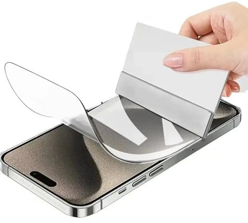 CUFEREDU 2 uds 3D Protector de Pantalla Flexible Compatible con iPhone 15 Pro 6.1 Película de Hidrogel Transparente de TPU A Prueba de Explosiones NO Vidrio Templado