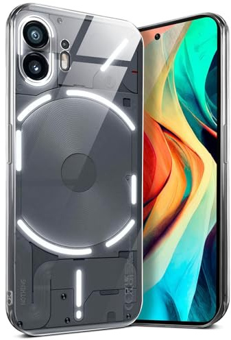 moex für Nothing Phone (2) Hülle Durchsichtig, Silikon Handyhülle Transparent, Clear Case Ultra Slim, Backcover Schutzhülle Dünn, Silikonhülle Minimalistisch, Aero Case, Klar