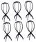 POPETPOP 6 Pièces Perruque Coiffures Titulaire Porte-perruque Pliable Support De Perruque Pour Perruques Support De Perruque Suspendu Sèche-perruque Voyage Porte-chapeaux Plastique Portable