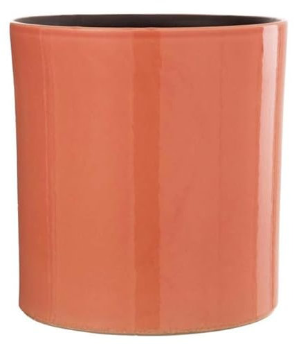 Paris Prix Cache-Pot en Céramique Design Flek 25cm Orange