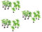 Abaodam Palmier en Rafia 72 Pièces Décorations D'aquarium Décoration Aquarium Mini Décor De Paysage Petite Cocotier Palmiers Deco Table