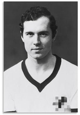 CHUHUAN Poster der deutschen Fußballer Franz Anton Beckenbauer, 2 Kunstwerke, Bild, Poster, Wandkunst, Gemälde, Leinwanddekoration, Heimposter, 60 x 90 cm