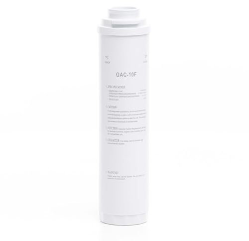 Naturewater GAC-10F Aktivkohlegranulat Filter, Ersatz Wasserfilter zur Schnellmontage, Ersatz Filterkartusche, Hauswasserfilter