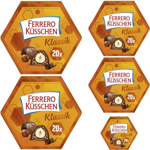 Ferrero Küsschen Schokolade 178 Gramm X 5 STÜCK