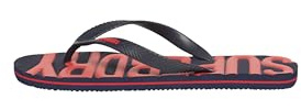 Superdry Herren Vegane Vintage Flip-Flops Kräftiges Marineblau 12-13