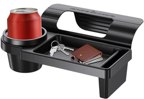 Auto Vent Car Window Organizer With Cup Holder & Food Tray for Kids Travel Outdoor