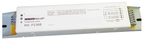 FANNIXI Ballast électronique Ballast électronique RS-P236B T8 220 V 2 x 36 W for 2 Lampes Blanches, Paquet de 2