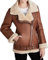 AAOutfitz Lederjacke für Damen, Lammfell, Senfgelb - echtes Leder, S