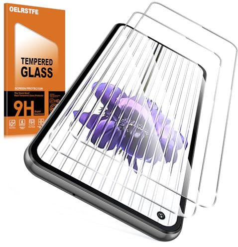 Oelrstfe 2 Stück Panzer Schutz Glas für Nothing Phone (1) 5G 9H Härte Schutzfolie Schutzglas Ultra HD Transparent Displayschutzfolie Kratzfest Blasenfrei Anti-Fingerabdruck Displayschutz