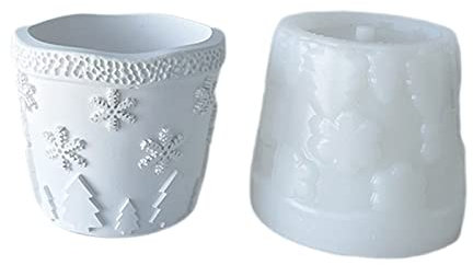 Molde de silicona para maceta, hormigón, cemento, maceta, yeso, taza de resina epoxi, decoración del hogar