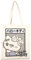Konix Hello Kitty Borsa Tote con manici lunghi - 38 x 42 cm - 100% poliestere - Design occhiolino - Bianco