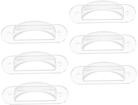 WOONEKY 6 Stück Transparente Schalterabdeckung Kindersichere Schutzkappen für Lichtschalter für Zuhause Büro und Kindergärten Schützt Versehentlichem und Sorgt für