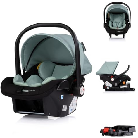 Chipolino Set Babyschale Isofix-Basisstation Amore i-Size Gruppe 0+ (0-13 kg) türkis