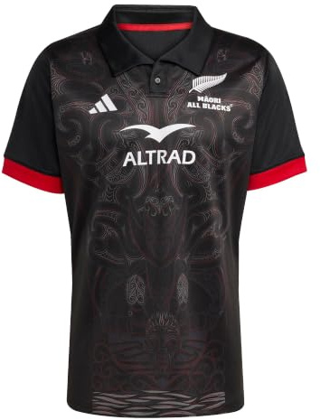 adidas Herren Maori All Blacks Home Men Shirt, All Black, XXL