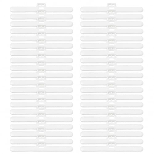 50 Pcs PVC Vertical Blind Slat Top Hanger Replacement Repair Parts | For Window Blinds, DIY Fixes, Home And Office Maintenance