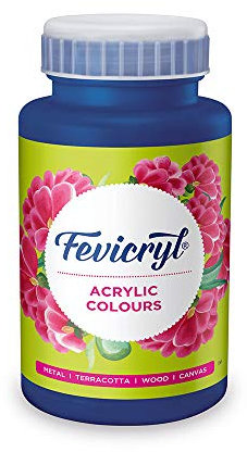 Pidilite Fevicryl Acrylique Colors (500 ml) Bleu Prusse