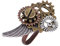 Gazechimp Steampunk Uhr Teil Zahnräder Ring für Herren und Frauen Mode Schmuck Geschenk - Bronze 9#