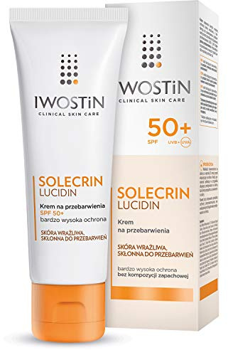Iwostin Solecrin Lucidin Farbcreme Mit Filz SPF 50+; Sonnenschutz - 50 ml