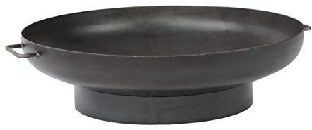 Gardener schlichte Feuerschale mit Griffen | Ø80cm x H 18cm