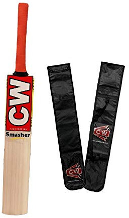 CW Smasher Cricketschläger, Kaschmir, Weide, Cricketschläger, Tennisball, Spielen, harte Tennisspiele, Cricketschläger, Größe 4, 5, 6 (5 für 10–11 Jahre)