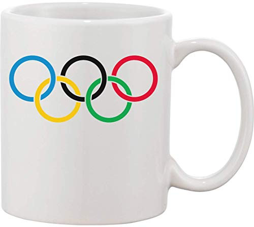 Mug en céramique avec anneaux olympiques bnft