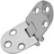 FASTON® Scharniere 66x30mm aus Edelstahl A4 V4A (1 Stück) 180 Grad Tisch Türband Türscharnier Tür-Scharnier Innenscharnier Möbelscharnier Klapptisch Schränke Rund Marine