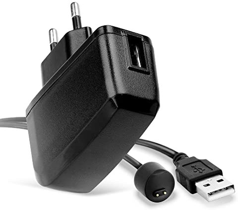 subtel Ladegerät + USB Kabel kompatibel mit Amazfit Band 5 / Xiaomi Mi Band 5 / Mi Band 6 Smartwatch Fitness Tracker Armband Ersatz Ladekabel Auflader 1A Anschluss Stecker