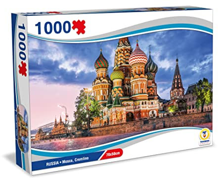 Teorema - Puzzle Russland Moskau CreMLINO 1000 Teile 70 x 50 cm, Mehrfarbig, lokalization_B09KGZWH8R