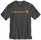 Carhartt Men's Relaxed Fit Heavyweight Short-Sleeve Logo Graphic T-Shirt, Carbon Heather, XL