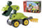 BIG - Dinosaurier-Bagger T-Rex - aus der Edition Power-Worker Mini-Dinos, Spielzeug-Fahrzeug mit Bagger-Funktion und Rechen für Kinder ab 2 Jahren