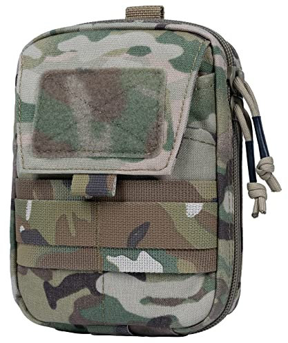 OneTigris Taktische Hüfttasche, Molle EDC Tasche Pouch Gürteltasche mit Handytasche und Werkzeugplätze